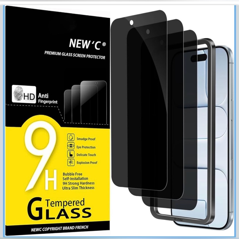NEW Premium Glass Screen Protector, iPhone 13 Pro Max, 3-Pack